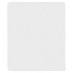 Vidaxl couvre - matelas matelass blanc 180x200 cm lger
