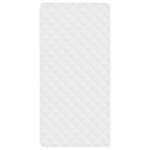Vidaxl couvre - matelas matelassé blanc 90x200 cm lourd Vidaxl couvre - matelas matelassé blanc 90x200 cm lourd