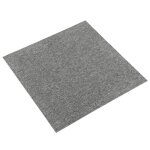 Vidaxl dalles de tapis de sol 20 pcs 5 m 50x50 cm gris