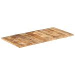 Vidaxl dessus de table 120x60x(2, 5 - 2, 7) cm bois de manguier brut Vidaxl dessus de table 120x60x(2, 5 - 2, 7) cm bois de manguier brut