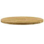 Vidaxl dessus de table bois de chne massif rond 44 mm 600 mm