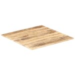 Vidaxl dessus de table bois de manguier solide 15 - 16 mm 70x70 cm