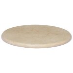 Vidaxl dessus de table crme 50x2, 5 cm marbre
