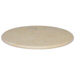 Vidaxl dessus de table crme 70x2, 5 cm marbre