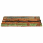Vidaxl dessus de table rectangulaire 60x90 cm 15 - 16 mm bois rcupr