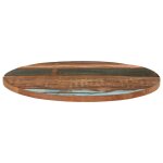 Vidaxl dessus de table rond 70 cm 25 - 27 mm bois de rcupration solide