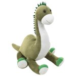 Vidaxl dinosaure brontosaure en peluche vert