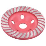 Vidaxl disque de broyage diamant avec turbo 125 mm