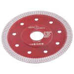 Vidaxl disque de coupe diamant avec trous acier 115 mm