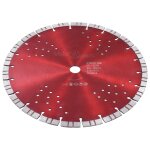 Vidaxl disque de coupe diamant avec turbo et trous acier 300 mm