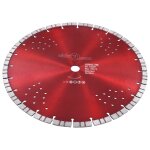 Vidaxl disque de coupe diamant avec turbo et trous acier 350 mm