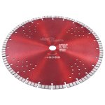 Vidaxl disque de coupe diamant avec turbo et trous acier 350 mm