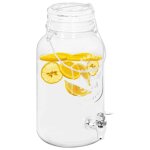 Vidaxl distributeurs de boissons 2 pcs 3800 ml verre