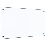 Vidaxl dosseret de cuisine transparent 70 x 40 cm verre tremp