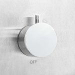 Vidaxl douche d'ext�rieur avec receveur wpc acier inoxydable