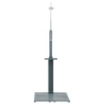 Vidaxl douche de jardin anthracite bois