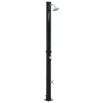 Vidaxl douche solaire noir 220 cm 20 l