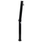 Vidaxl douche solaire pliable noir 214 cm 23 l