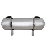 Vidaxl changeur de chaleur pour piscine 485 x 134 mm 60 kw