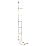 Vidaxl chelle de corde pour enfants 290 cm bois