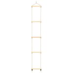 Vidaxl �chelle de corde pour enfants bois massif et pe 30x168 cm