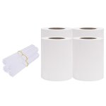 Vidaxl Écrans d'intimité de jardin 4 pcs pvc 35x0, 19 m blanc Vidaxl Écrans d'intimité de jardin 4 pcs pvc 35x0, 19 m blanc