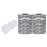 Vidaxl �crans d'intimit� de jardin 4 pcs pvc 35x0, 19 m rotin gris