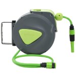 Vidaxl enrouleur mural automatique pour tuyau rtractable 10 + 1 m