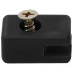 Vidaxl ensemble de 100 supports de fil de clture avec vis anthracite
