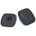 Vidaxl ensemble de 1000 tiquettes rigides et goupilles rf 8, 2mhz noir