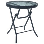 Vidaxl ensemble de bistro 3 pcs crme acier