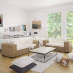Vidaxl ensemble de canaps  2 et  3 places rotin vritable