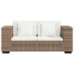 Vidaxl ensemble de canap 2 places 7 pices rotin vritable