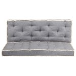 Vidaxl ensemble de coussins de canapé palette 2 pcs anthracite Vidaxl ensemble de coussins de canapé palette 2 pcs anthracite