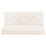 Vidaxl ensemble de coussins de canapé palette 2 pcs beige Vidaxl ensemble de coussins de canapé palette 2 pcs beige