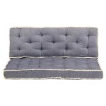 Vidaxl ensemble de coussins de canapé palette 2 pcs bleu Vidaxl ensemble de coussins de canapé palette 2 pcs bleu