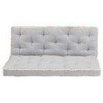 Vidaxl ensemble de coussins de canapé palette 2 pcs gris Vidaxl ensemble de coussins de canapé palette 2 pcs gris