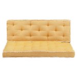Vidaxl ensemble de coussins de canapé palette 2 pcs jaune Vidaxl ensemble de coussins de canapé palette 2 pcs jaune