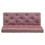 Vidaxl ensemble de coussins de canapé palette 2 pcs rouge bordeaux Vidaxl ensemble de coussins de canapé palette 2 pcs rouge bordeaux