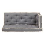 Vidaxl ensemble de coussins de canapé palette 3 pcs anthracite Vidaxl ensemble de coussins de canapé palette 3 pcs anthracite