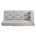 Vidaxl ensemble de coussins de canapé palette 3 pcs gris Vidaxl ensemble de coussins de canapé palette 3 pcs gris
