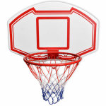 Vidaxl ensemble de panneau de basket mural trois pices 90 x 60 cm