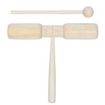 Vidaxl ensemble de percussion 3 pcs bois