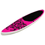 Vidaxl ensemble de planche sup gonflable 305x76x15 cm rose