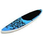 Vidaxl ensemble de planche sup gonflable 320x76x15 cm bleu