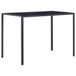 Vidaxl ensemble de salle  manger 5 pcs bleu