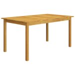 Vidaxl ensemble de salle  manger de jardin 5 pcs beige