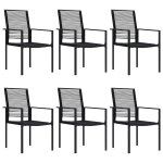 Vidaxl ensemble de salle  manger de jardin 7 pcs