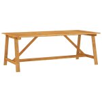 Vidaxl ensemble de salle  manger de jardin 7 pcs beige