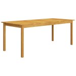 Vidaxl ensemble de salle  manger de jardin 9 pcs beige